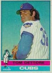 1976 Topps Baseball Cards      126     Tom Dettore